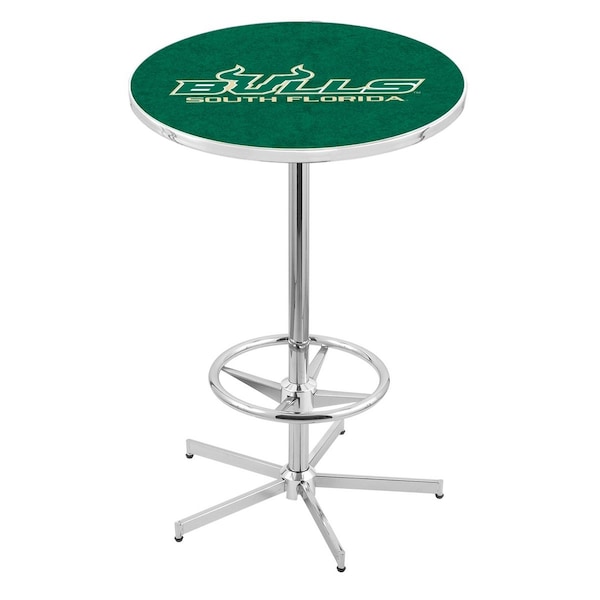 42" Chrome South Florida Pub Table